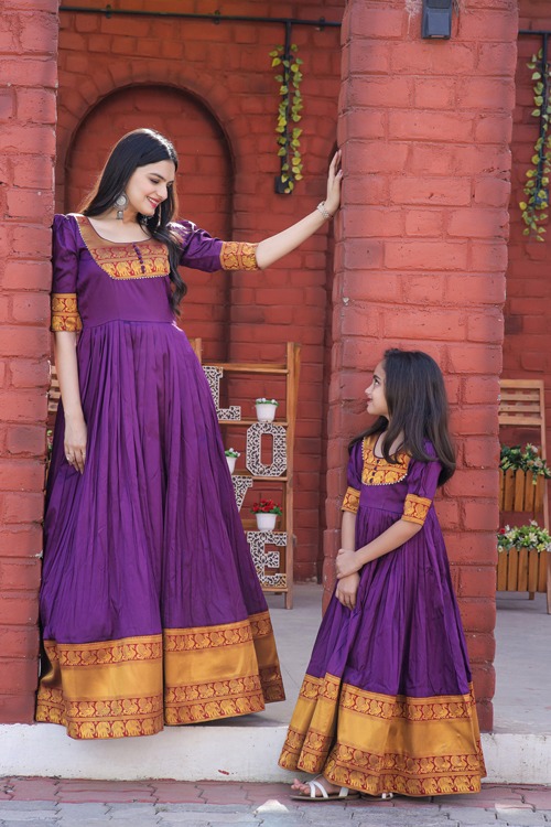 Malia Vol 1 Mother And Daughter Readymade Gown Collection